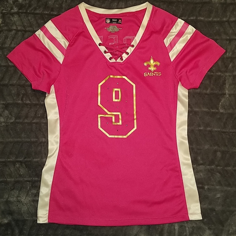 NFL Team Apparel Womens Brees 9 Top